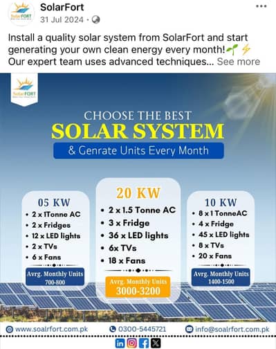 5KW | 8KW 10KW | 15KW | 20KW |100KW Solar panels | solar system