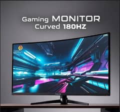 LCD MONITOR CURVED | Gaming Monitor  180HZ | For Sale