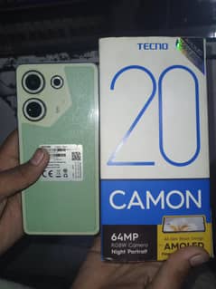 Camon 20   8/256    AMOLED Fingerprint on Display
