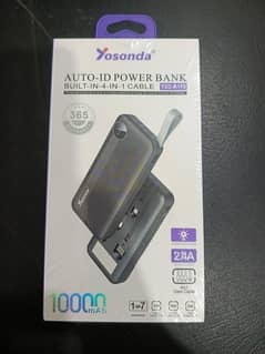 Buit-4 In 1 charging Power Bank 10000MAH