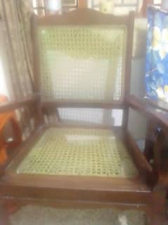 4 Wood Chairs 03345049345