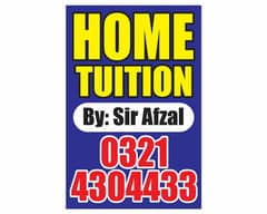 home tuition. Lhr.