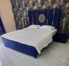 Bed ,Sides table,Extra side table and long Mirror