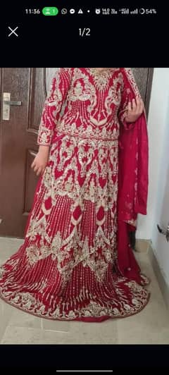 New Bridal embroidery dress urgent sale