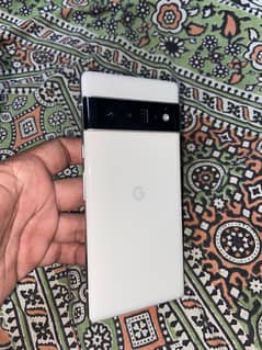 Google pixel 6pro 9.5  dimond pice White 