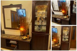 Solid Wood Showcase & Chester