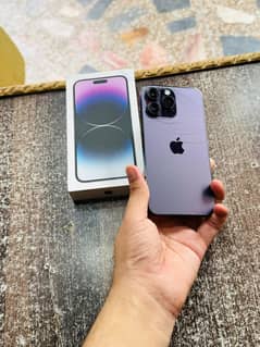iphone 14 Pro Max 128GB Dual Physical Sim With Box Waterpack