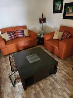 Sofa Set 3+2+1 with Table set of 3