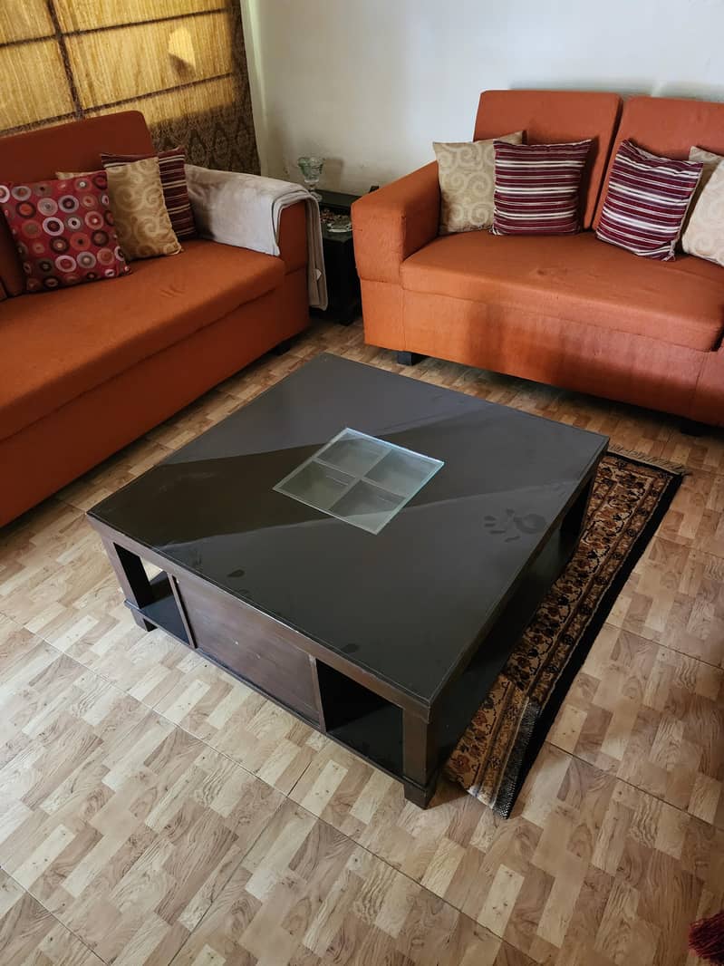 Sofa Set 3+2+1 with Table set of 3 1