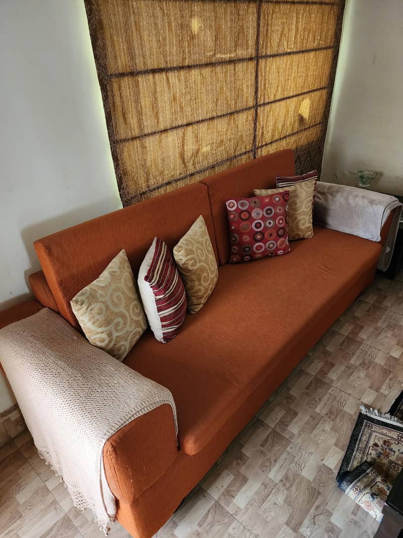 Sofa Set 3+2+1 with Table set of 3 4
