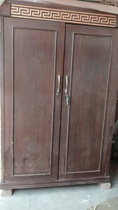 Solid / Heavy Pure Wooden Almari