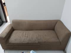 6 seater L shaped high quality Jute fabric