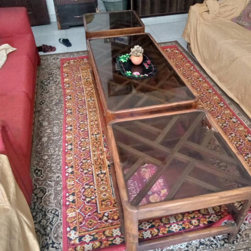 center table with side table 0
