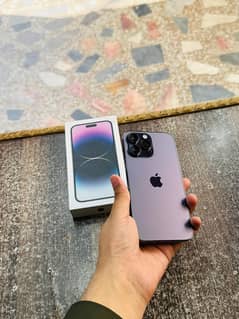 iphone 14 Pro Max 256GB With Box Non PTA Not JV Waterpack