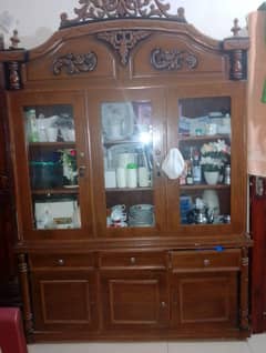 wooden show case