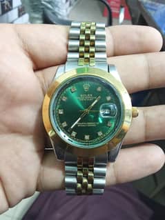 rolex stainless steel watch