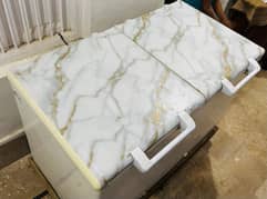 Haier double door( freezer and refrigerator )