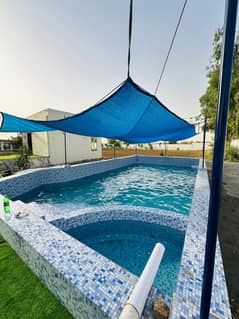 Farm House swimming pool for rent