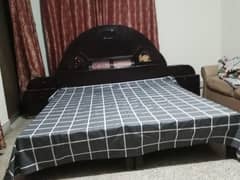 used queen size double bed urgent sale