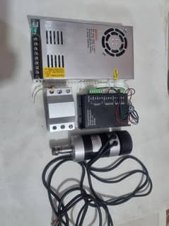 400w spindle with drive, power supply and mounting