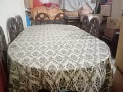 dinning table big size with 8 chairs