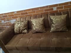 new l shaped sofa with table for urgent sale