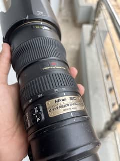 Nikon 70 200mm 2.8 VR Lens