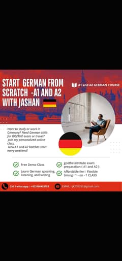 LEARN GERMAN A1 AND A2 WITH JASHAN