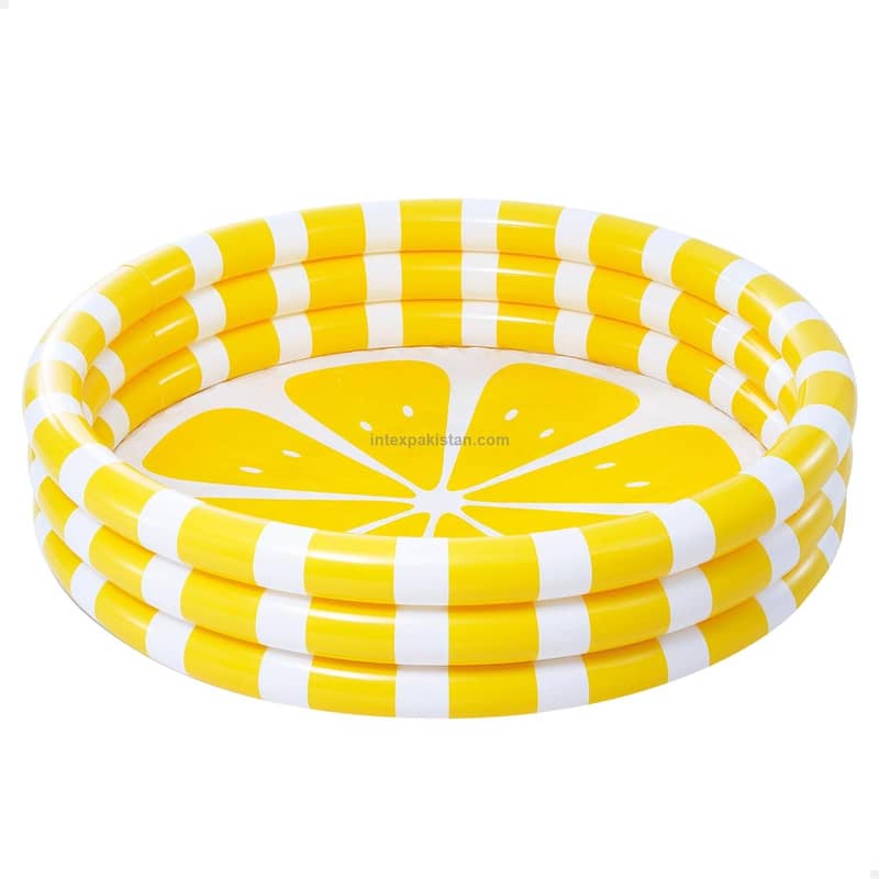 INTEX 58" x 13" Zesty Lemon Kiddie Pool Round 1