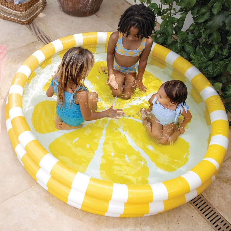 INTEX 58" x 13" Zesty Lemon Kiddie Pool Round 4
