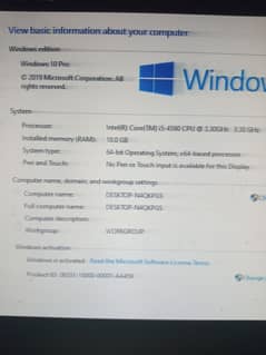 I5 4590 + 10 gb ram + 500 gb hhd + 128 gb ssd