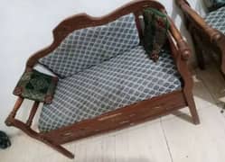 Sofa Set 7 Seater Wooden Strong Material