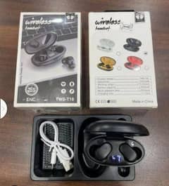 ENC wireless head shot earbuds