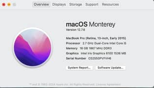 MacBook Pro (Retina, 13-inch, Early 2015)