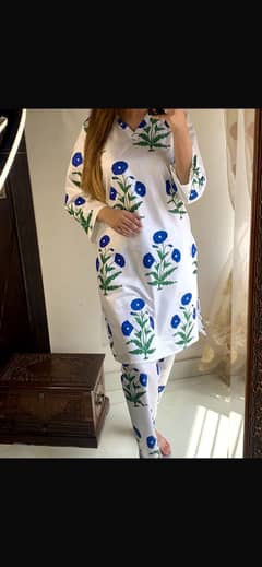 Sun flower cotton suit