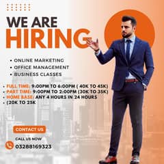 *Office work for male , female and students.