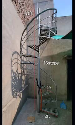 Iron stairs