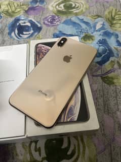 iPhone XS Max 64gb With original box water pack 10/10 condition 75hlt