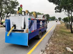 ROAD MARKING & DIAMOND LANE MARKING – WITH THERMOPLASTIC (TP) PAINTS