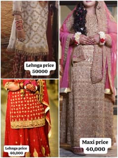 Bridal Dresses | Wedding Lehnga | Walima Maxi | Bridal lehnga sale