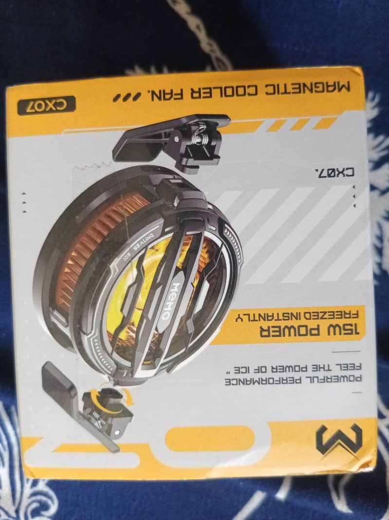 gaming cooling fan cxo7 5 days used 10/10 condition with box 2