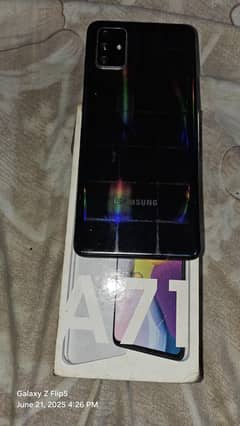 Samsung A71 8/128 with box