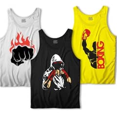 Round neck men's sando