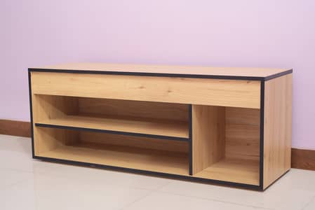 Wooden Shoe Rack with Top Storage – Dual Function Bench