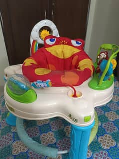 Colorful Baby Walker with Activity Toys – Minor Toy Bar Damage