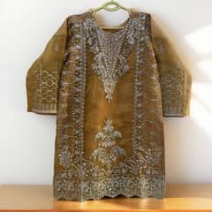 3 pcs Beautifu fanse dress/ wedding wear/ cash on delivery al Pakistan