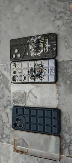 Tecno camon 20 realme c51 realme note 50 brand new covers not used