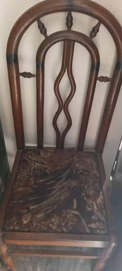 dining table with six chairs