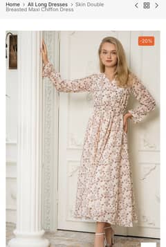 Chiffon Dress for Women