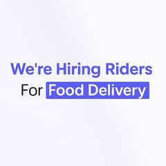 Food Delivery Rider Required